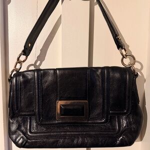 Banana Republic Black Leather Shoulder Bag